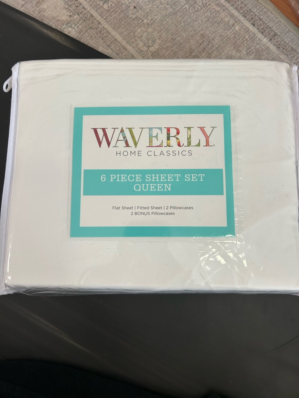 Waverly White 6-Piece Queen Sheet Set